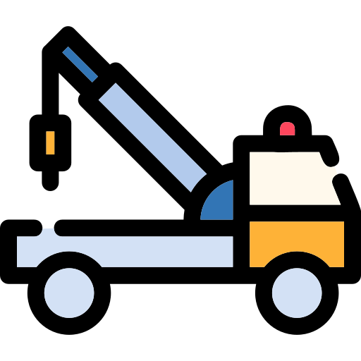 camión de remolque Generic color lineal-color icono