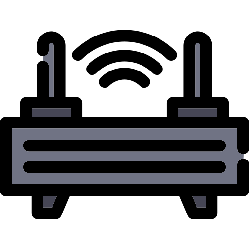 Беспроводной маршрутизатор Generic color lineal-color иконка