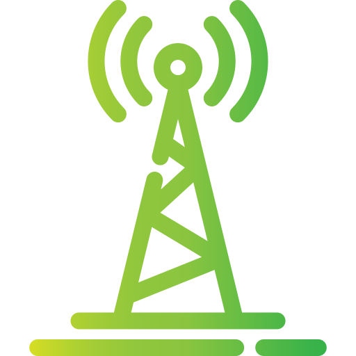 torre de rádio Generic gradient outline Ícone