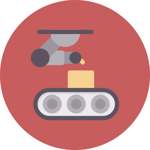 Conveyor belt Generic color fill icon