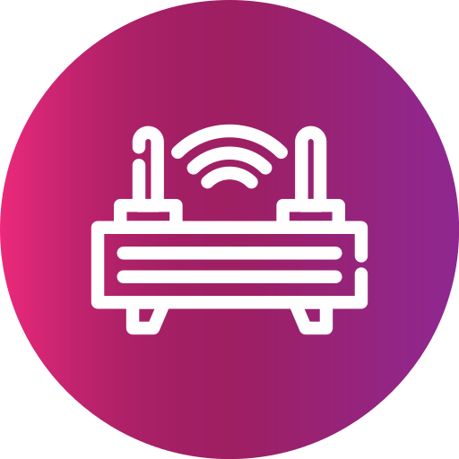 router senza fili Generic gradient fill icona