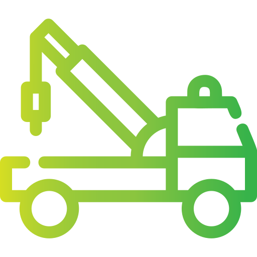 Tow truck Generic gradient outline icon