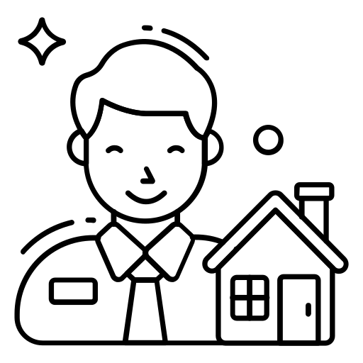 不動産業者 Generic black outline icon