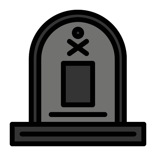 Tombstone Generic color lineal-color icon