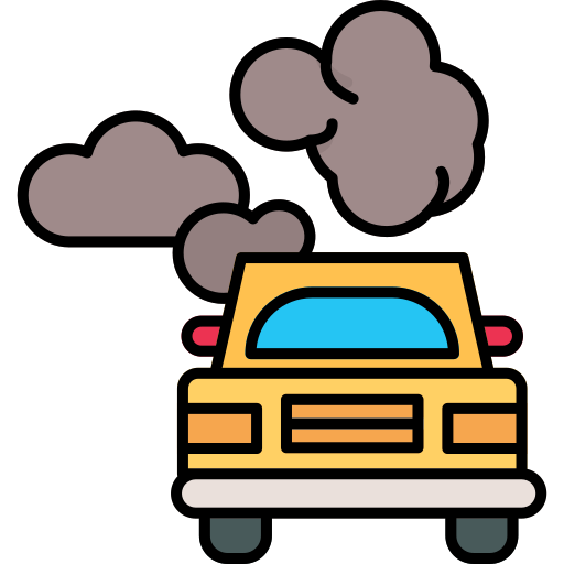 contaminación del coche Generic color lineal-color icono