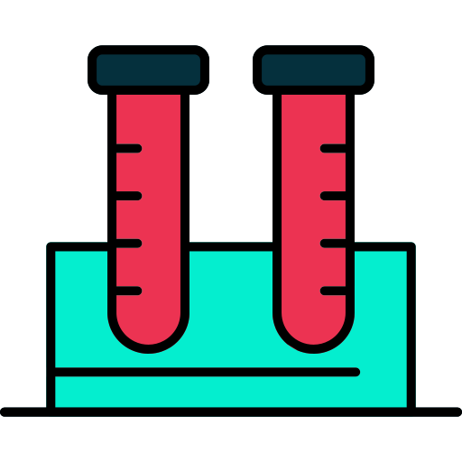 Test tubes Generic color lineal-color icon