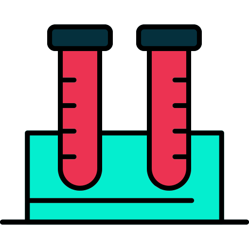 시험관 Generic color lineal-color icon