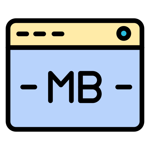 megabyte Generic color lineal-color icon