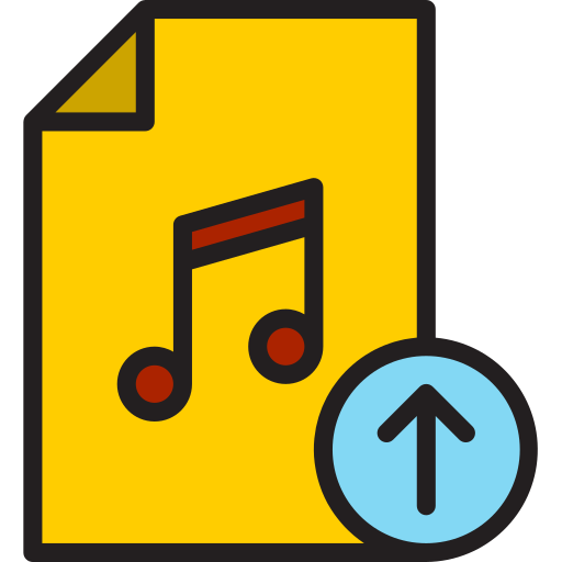 音楽ファイル srip Lineal Color icon