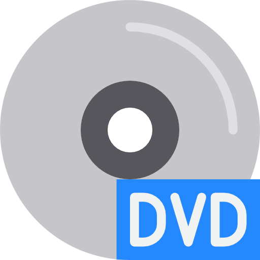dvd srip Flat icon