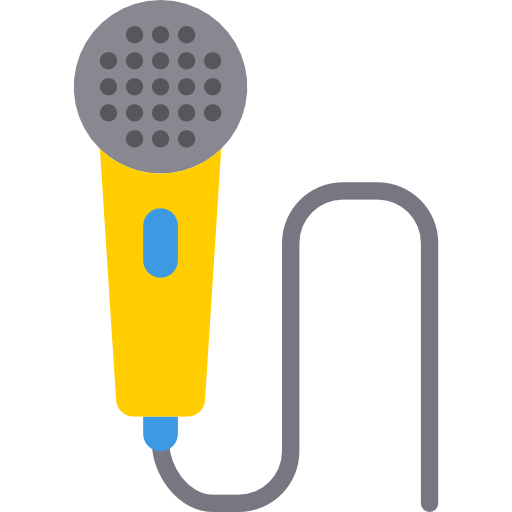 mikrofon srip Flat icon