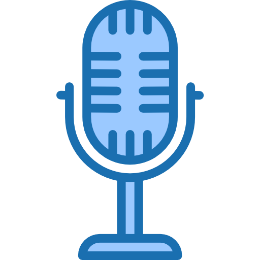 microphone srip Blue Icône