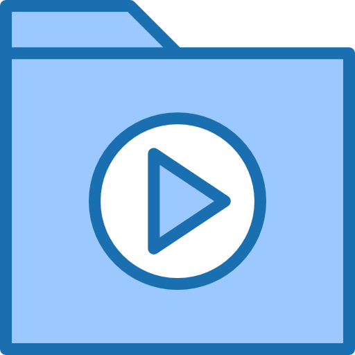 video srip Blue icoon