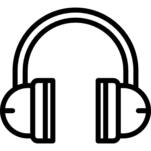 kopfhörer srip Lineal icon