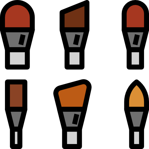 bürste turkkub Lineal Color icon