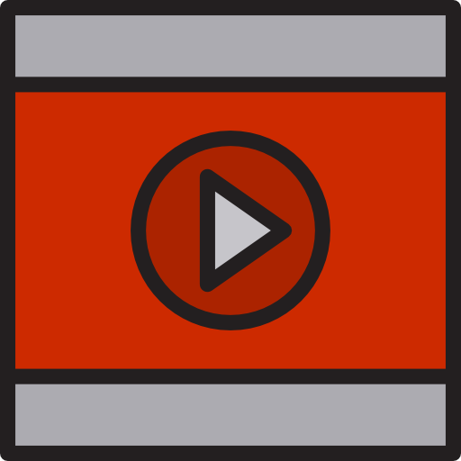 ビデオプレーヤー srip Lineal Color icon