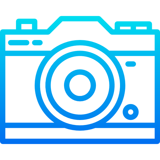 telecamera srip Gradient icona