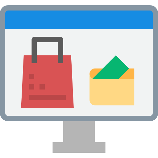 Shopping online turkkub Flat icon