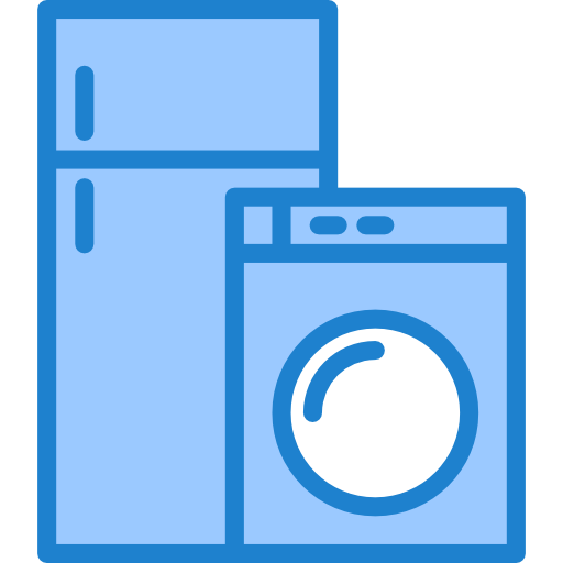 Electric appliances srip Blue icon