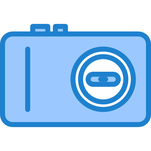 camera srip Blue icoon