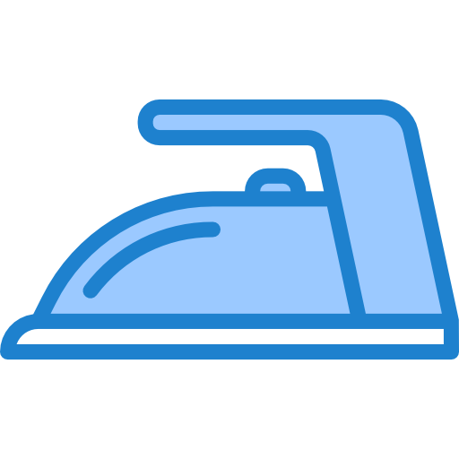 Żelazo srip Blue ikona