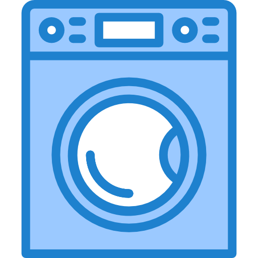 máquina de lavar srip Blue Ícone