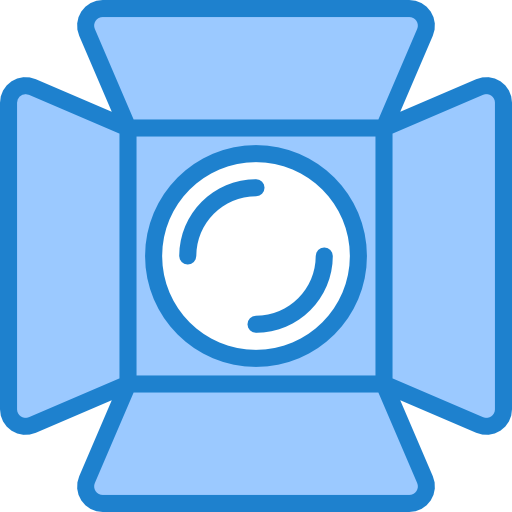 스튜디오 조명 srip Blue icon