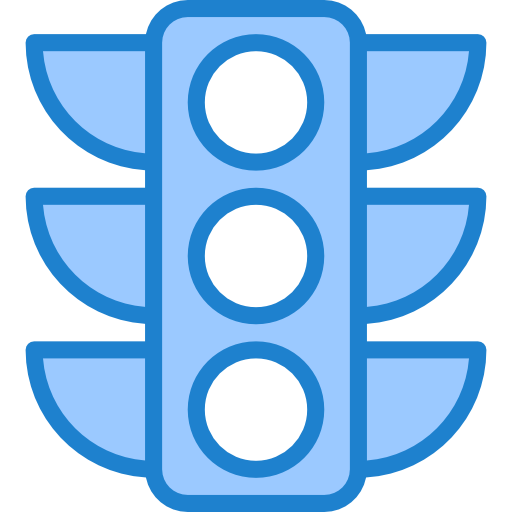 신호등 srip Blue icon