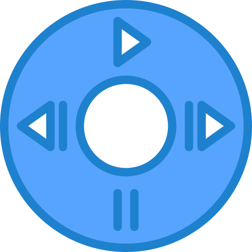 음악 컨트롤 srip Blue icon