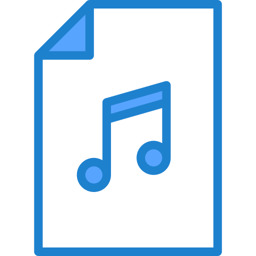 file musicale srip Blue icona