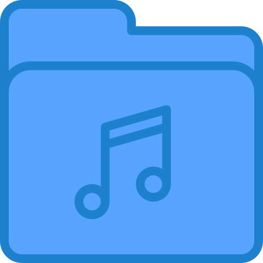 폴더 srip Blue icon