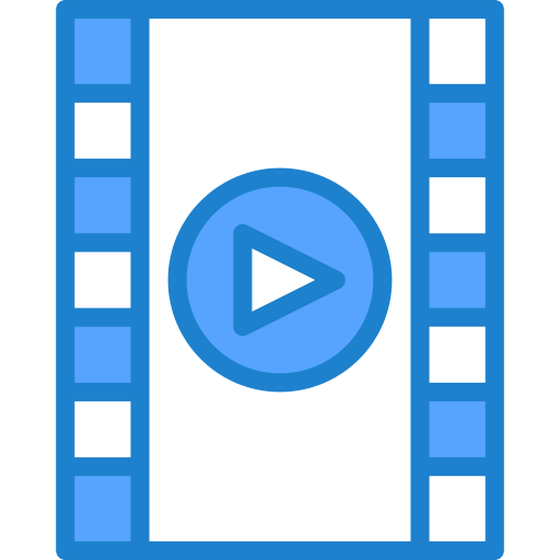 reproductor de video srip Blue icono