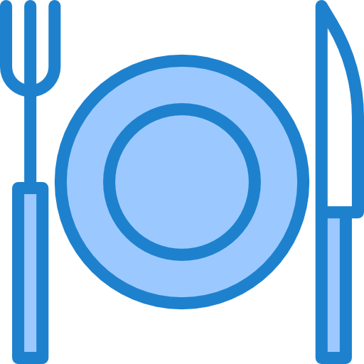 Cutlery srip Blue icon