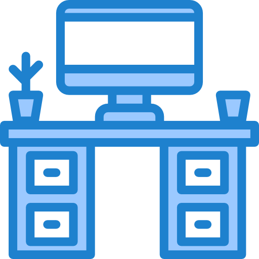 Desk srip Blue icon