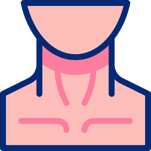 cuello Basic Accent Lineal Color icono