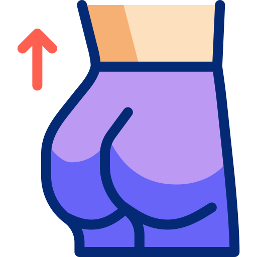 Gluteus Basic Accent Lineal Color icon