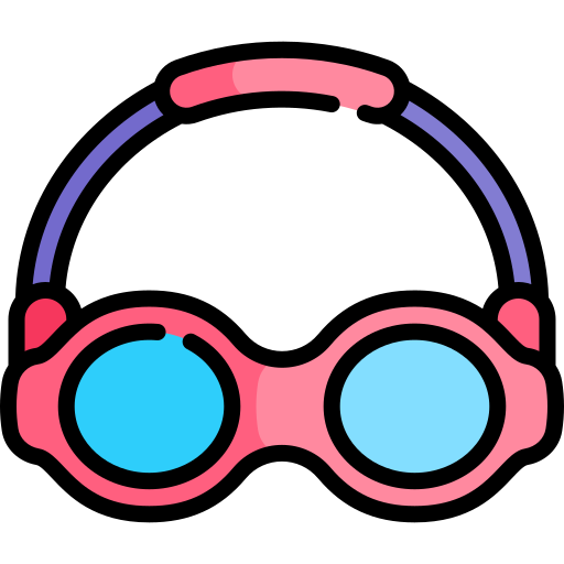 okulary ochronne Kawaii Lineal color ikona