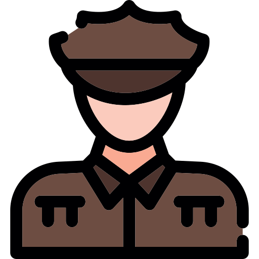 policía Generic color lineal-color icono
