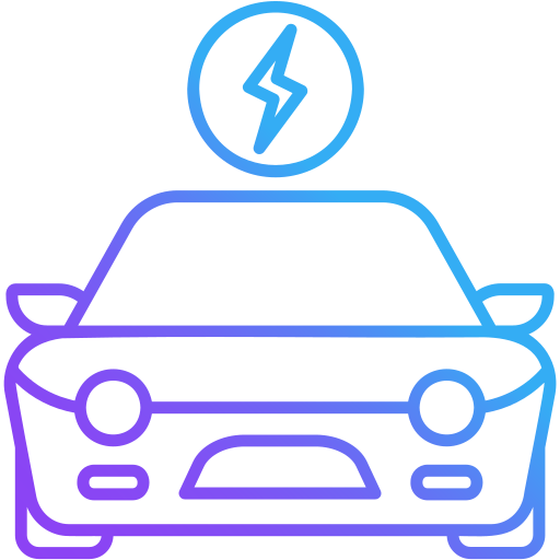 pojazd elektryczny Generic gradient outline ikona