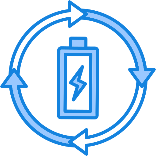 충전식 Generic color lineal-color icon