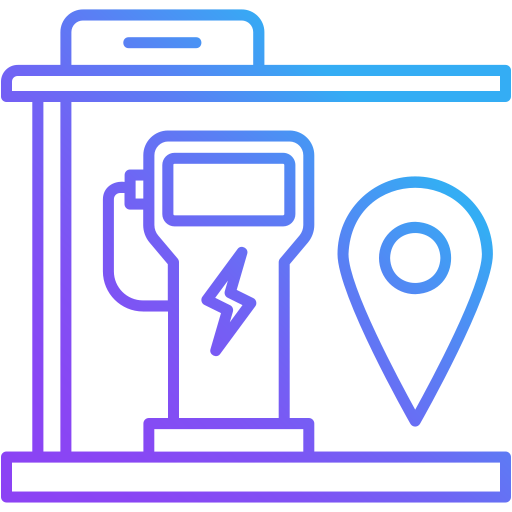 Charging location Generic gradient outline icon