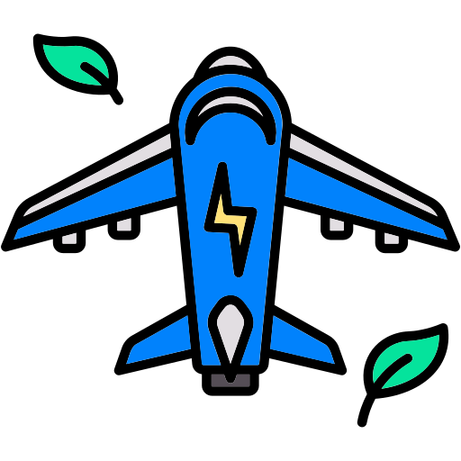 vliegtuigen Generic color lineal-color icoon