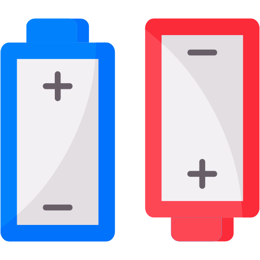 batterij status Generic color fill icoon