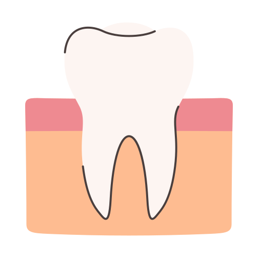 dents Generic color fill Icône