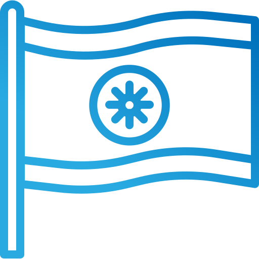 flaga indii Generic gradient outline ikona