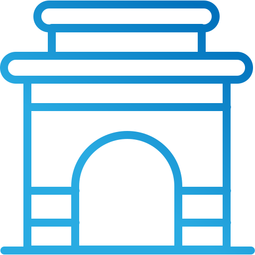 Gate of india Generic gradient outline icon