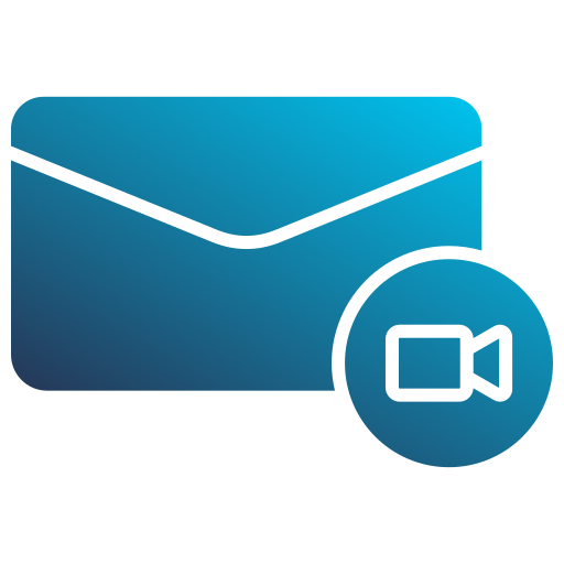 Video conference Generic gradient fill icon