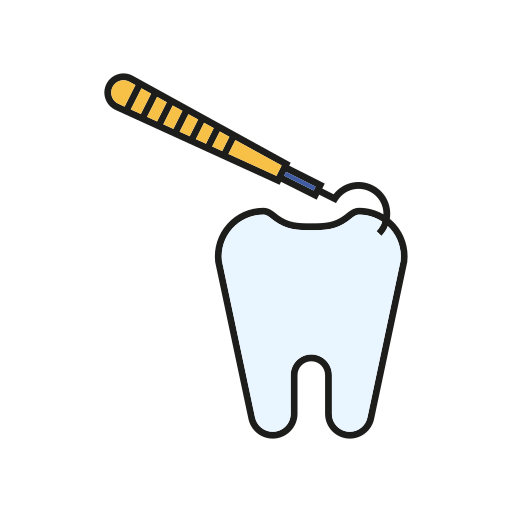 herramienta dental Generic color lineal-color icono