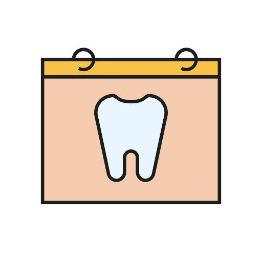 tandarts afspraak Generic color lineal-color icoon