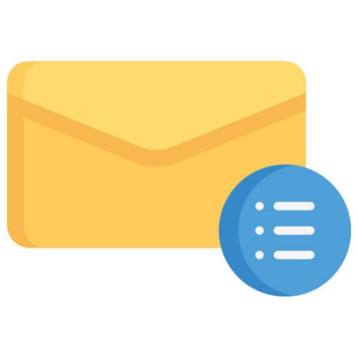 mail-liste Generic color fill icon